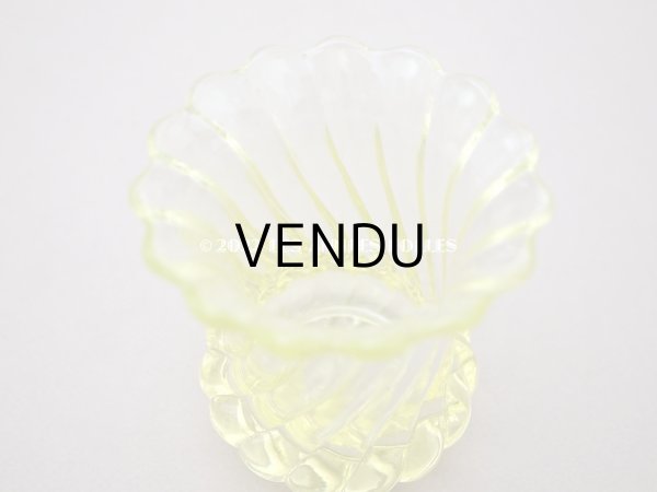 画像7: 【クリスマスセール2022対象外】アンティーク バカラ社 ウラングラスのフラワーベース クリスタル製 BACCARAT (7)