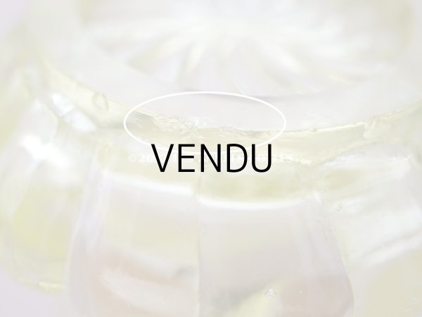 画像13: 【クリスマスセール2022対象外】アンティーク バカラ社 ウラングラスのフラワーベース クリスタル製 BACCARAT (13)