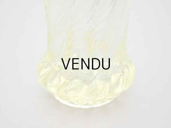 画像6: 【クリスマスセール2022対象外】アンティーク バカラ社 ウラングラスのフラワーベース クリスタル製 BACCARAT (6)