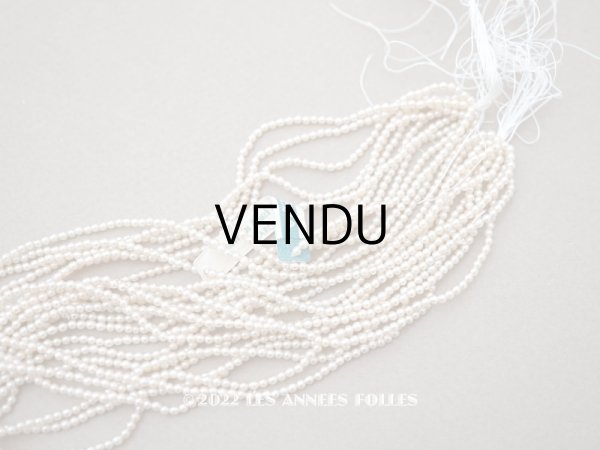 画像1: アンティーク 極小 1.8mm フェイクパール  約215ピース ガラス製  (1)