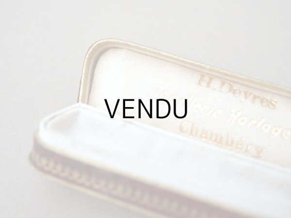 画像5: 【クリスマスセール2022対象外】アンティーク ジュエリーボックス  金彩入り　赤＆黒 (5)