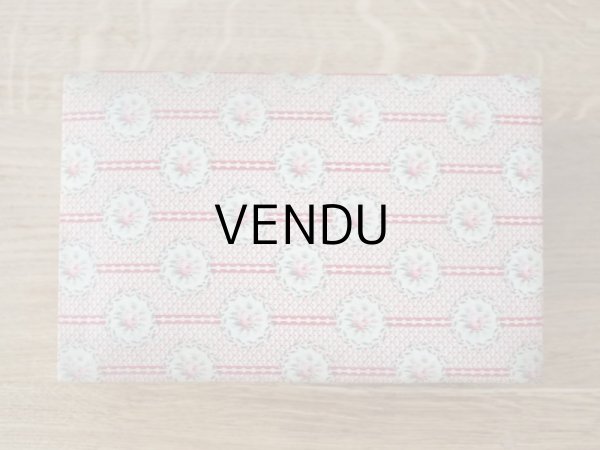 画像18: 【セール対象外】【クーポン対象外】アンティーク カルトナージュチェスト  薔薇模様 (18)