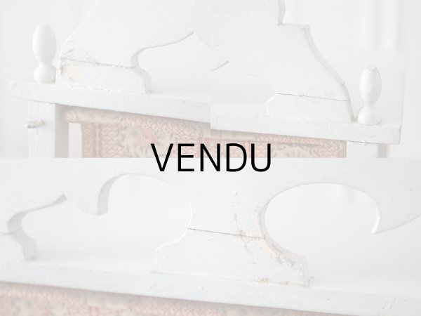 画像8: 【セール対象外】【クーポン対象外】アンティーク カルトナージュチェスト  薔薇模様 (8)