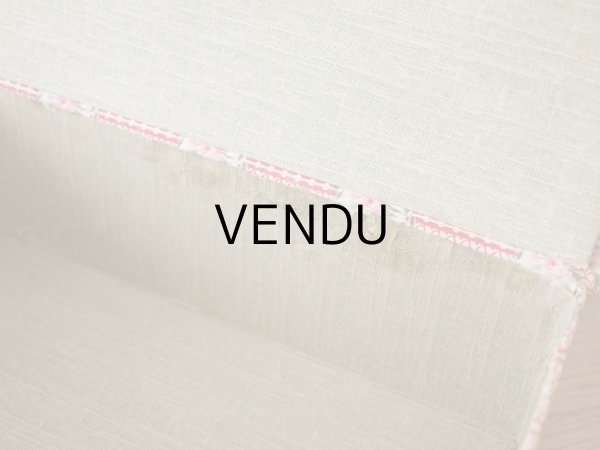 画像15: 【セール対象外】【クーポン対象外】アンティーク カルトナージュチェスト  薔薇模様 (15)