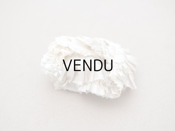 画像5: 【クリスマスセール2022対象外】アンティーク ミニョネット用 小さな帽子 シルクシフォン＆布花 ドール用 (5)