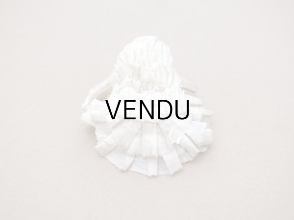 画像4: 【クリスマスセール2022対象外】アンティーク ミニョネット用 小さな帽子 シルクシフォン＆布花 ドール用 (4)