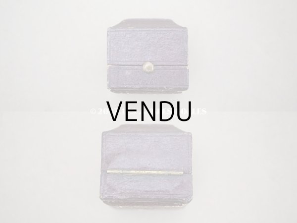 画像7: 【クリスマスセール2022対象外】19世紀 アンティーク 小さなリングボックス　ブラウン ジュエリーボックス (7)