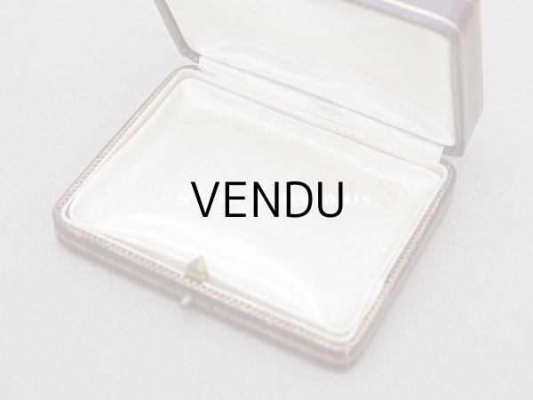 画像9: アンティーク 金彩入り ジュエリーボックス ダークブラウン (9)