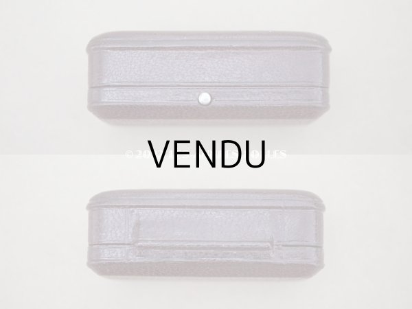 画像8: 【クリスマスセール2022対象外】アンティーク 本革製 王冠＆イニシャルの型押し　 ジュエリーボックス　ブラウン (8)