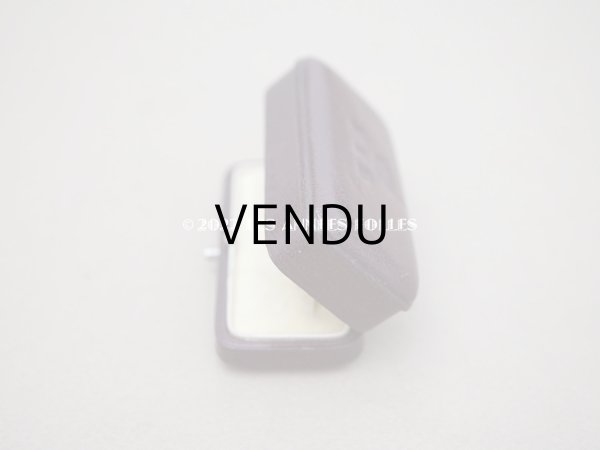 画像7: 【クリスマスセール2022対象外】アンティーク 本革製 王冠＆イニシャルの型押し　 ジュエリーボックス　ブラウン (7)