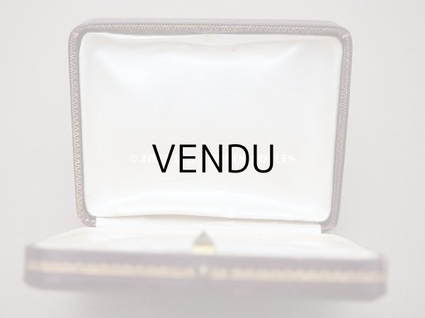 画像8: アンティーク 金彩入り ジュエリーボックス ダークブラウン (8)