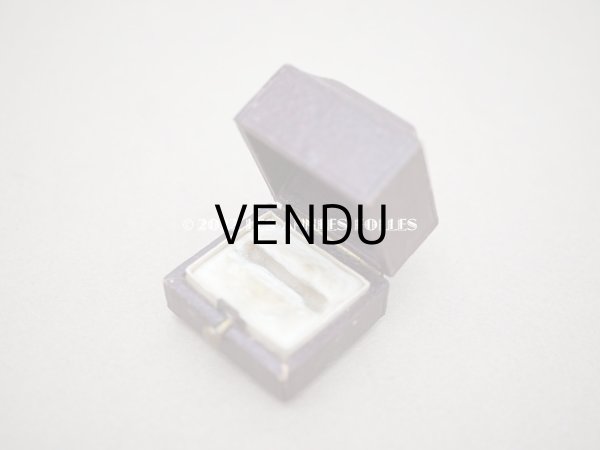 画像3: 【クリスマスセール2022対象外】19世紀 アンティーク 小さなリングボックス　ブラウン ジュエリーボックス (3)