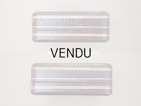 画像5: アンティーク 金彩入り ジュエリーボックス ダークブラウン (5)