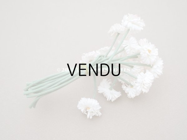 画像7: 【クリスマスセール2022対象外】アンティーク  デイジーの布花  (7)