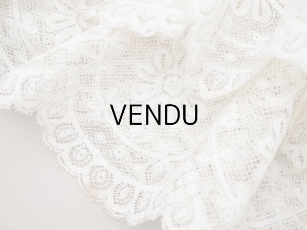 画像5: 1900年代 アンティーク  ドレスの裾  4段のヴァランシエンヌレース  (5)