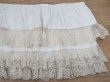 画像7: 1900年代 アンティーク  ドレスの裾  4段のヴァランシエンヌレース  (7)