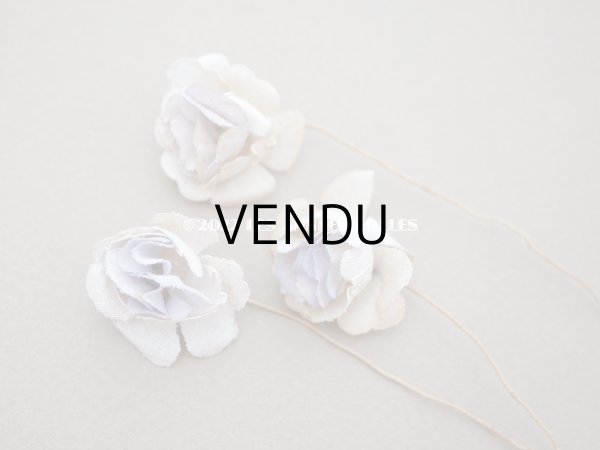 画像6: 【クリスマスセール2022対象外】アンティーク 薔薇＆菫&ライラックの布花  (6)