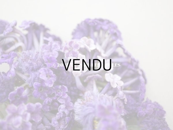 画像3: 【クリスマスセール2022対象外】アンティーク 紫のベルベットの布花　大きなブーケ (3)