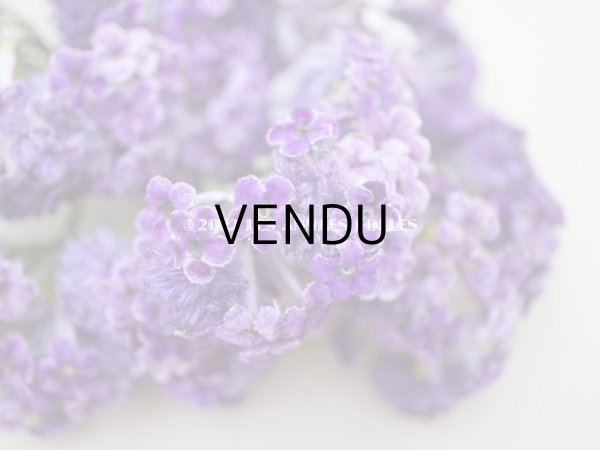 画像4: 【クリスマスセール2022対象外】アンティーク 紫のベルベットの布花　大きなブーケ (4)