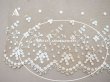 画像3: 【クリスマスセール2022対象外】アンティーク 花刺繍の幅広レース  92cm 幅11.5〜15cm (3)