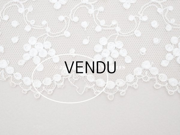 画像11: 【クリスマスセール2022対象外】アンティーク 花刺繍の幅広レース  92cm 幅11.5〜15cm (11)