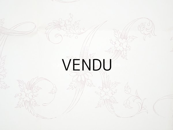 画像6: 19世紀末 アンティーク 大きな刺繍図案 65×50cm - JOURNAL DES DEMOISELLES - (6)