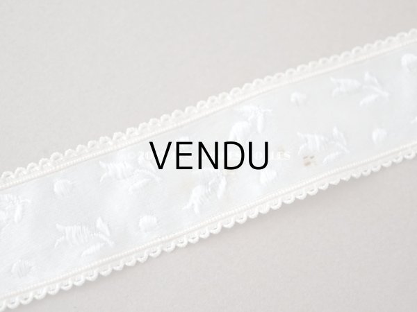 画像13: アンティーク 新品同様 バテム用　レース&フリル使いのボネ ベビー用ボネ (13)