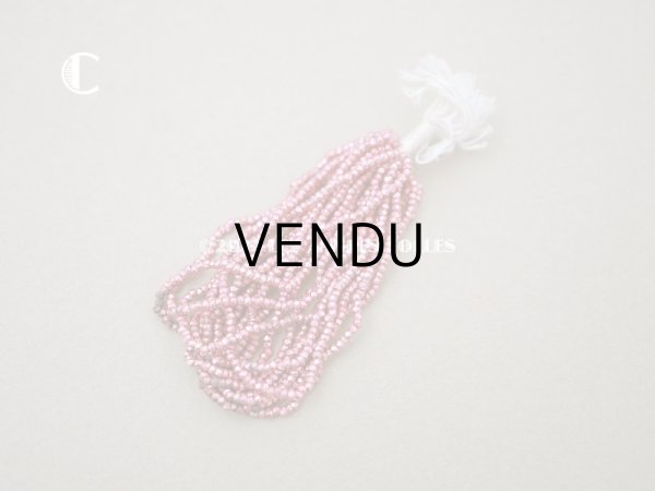 画像6: 1900年代 アンティーク メタル製 カット入り ビーズ ピンク　メタルビーズ P6 (6)