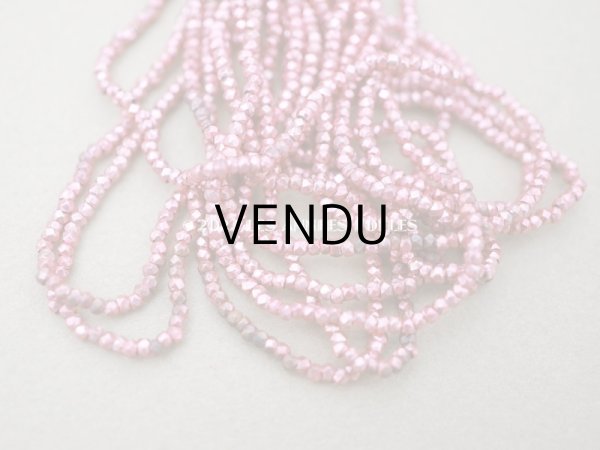 画像7: 1900年代 アンティーク メタル製 カット入り ビーズ ピンク　メタルビーズ P6 (7)