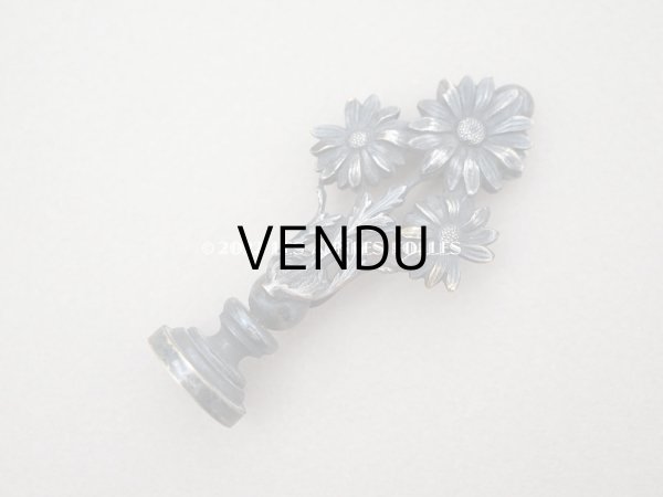 画像4:  1900年代 アンティーク マーガレットのシーリングスタンプ  (4)