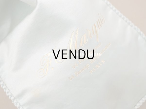 画像4: 1900年頃 アンティーク 【 ショコラ・フランソワ・ マルキ 】　のお菓子袋  シルク製 - CHOCOLAT FRANCOIS MARQUIS PARIS - (4)