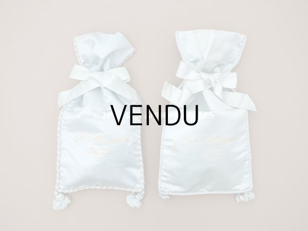 画像8: 1900年頃 アンティーク 【 ショコラ・フランソワ・ マルキ 】　のお菓子袋  シルク製 - CHOCOLAT FRANCOIS MARQUIS PARIS - (8)