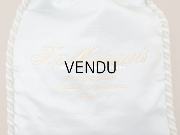 画像4: 1900年頃 アンティーク 【 ショコラ・フランソワ・ マルキ 】　のお菓子袋  シルク製 - CHOCOLAT FRANCOIS MARQUIS PARIS - (4)