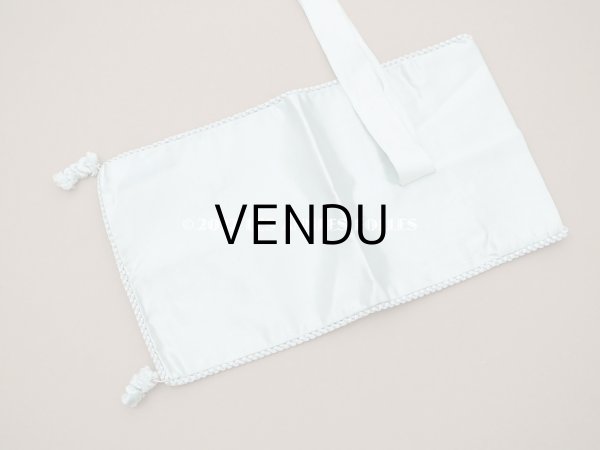 画像7: 1900年頃 アンティーク 【 ショコラ・フランソワ・ マルキ 】　のお菓子袋  シルク製 - CHOCOLAT FRANCOIS MARQUIS PARIS - (7)