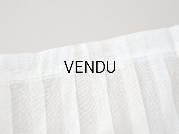 画像3: 1900年代 アンティーク 幅広 ドレスの裾  プリーツ入り レース付き 幅18cm　 エクリュ (3)