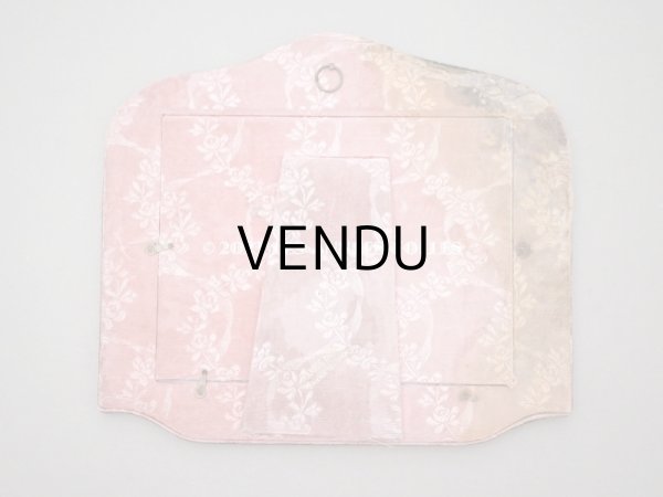 画像6: アンティーク リボン刺繍のフォトフレーム 　リボン＆薔薇のガーランド ダブルフレーム (6)