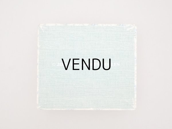 画像5: アンティーク カルトナージュボックス  ブルーの薔薇＆ピンクのリボン (5)