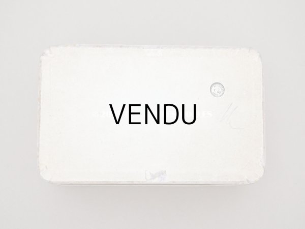 画像3: アンティーク カルトナージュボックス  紫の薔薇のガーランド - AU BON MARCHE - (3)