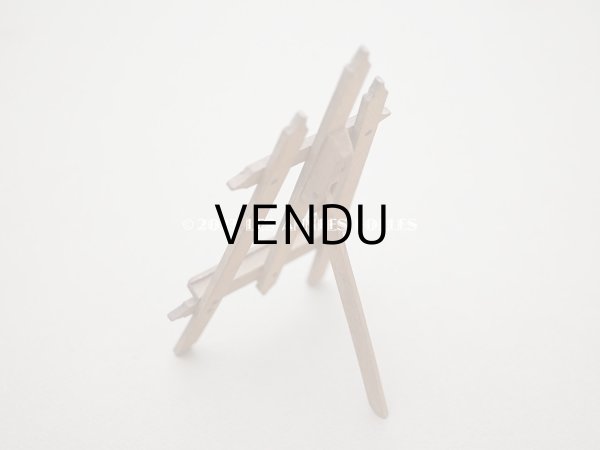 画像6: アンティーク 木製 ミニチュア キャンバススタンド (6)