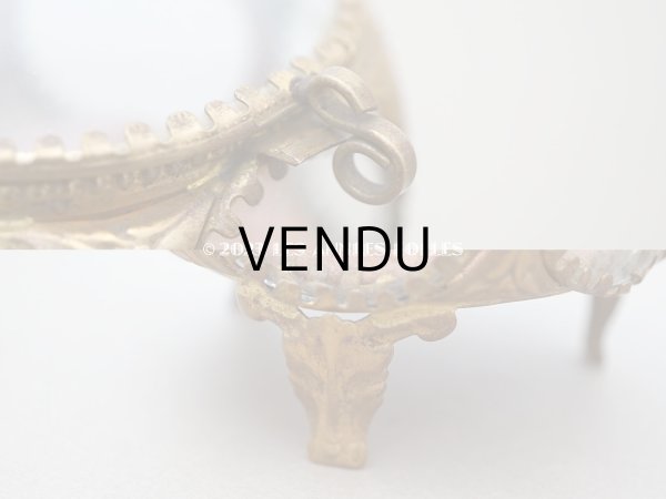 画像11: 19世紀末 アンティーク ジュエリーボックス 　スモーキーなピーチピンク シルク製クッション　 (11)