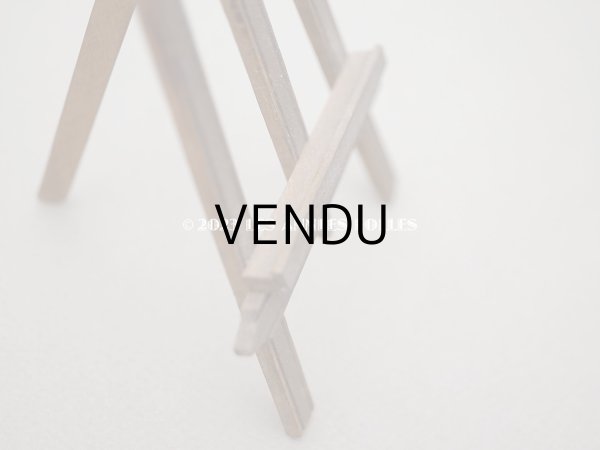 画像5: アンティーク 木製 ミニチュア キャンバススタンド (5)