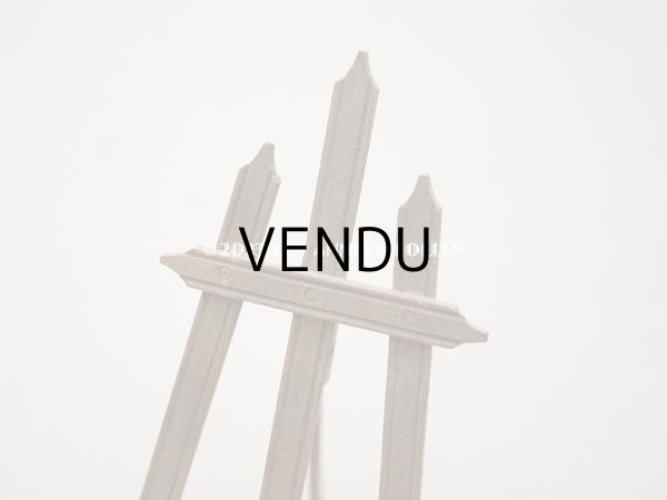 画像3: アンティーク 木製 ミニチュア キャンバススタンド (3)