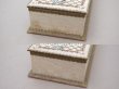 画像9: アンティーク ローズパニエ柄 リボン刺繍のグローブボックス　カルトナージュボックス　 (9)