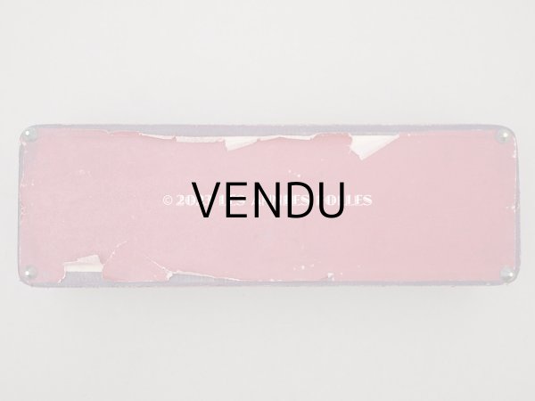 画像6: アンティーク 本革製 ジュエリーケース スモーキーブルーのシルク製クッション (6)