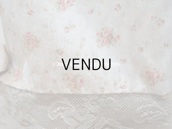 画像13: 【セール対象外】1900年代 カルトナージュラック コワフーズ 鏡台 ピンクの薔薇模様 子供用の玩具  (13)