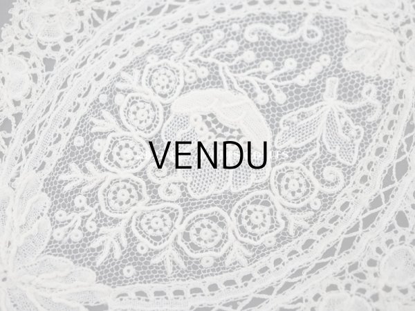 画像3: アンティーク ポワンドローズ & デュシェス 結婚式のハンカチ　【ポワン・ド・ローズ】【ポワン・ド・ガーズ】 (3)