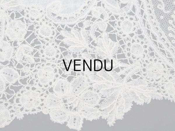 画像5: アンティーク ポワンドローズ & デュシェス 結婚式のハンカチ　【ポワン・ド・ローズ】【ポワン・ド・ガーズ】 (5)