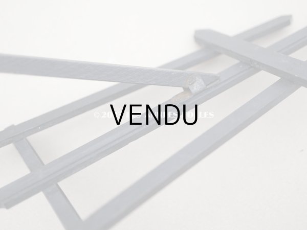 画像4: アンティーク 木製 ミニチュア キャンバススタンド 黒 (4)