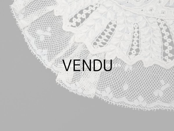 画像3: 19世紀 アンティーク  結婚式のハンカチ ホワイトワーク＆ニードルレース (3)