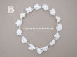 画像9: アンティーク 薔薇の布花のティアラ 花冠 初聖体 (9)